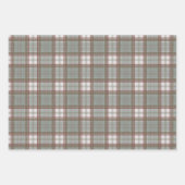 Feuille De Papier Cadeau Starry Pines Cabine Plaid (Devant 3)