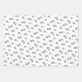 Feuille De Papier Cadeau Starry Pines Cabine Plaid (Devant)