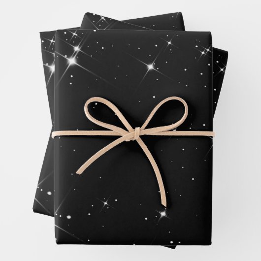 Feuille De Papier Cadeau Starry Sky (En situation)