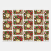 Feuille De Papier Cadeau Steampunk et Holly (Devant 2)