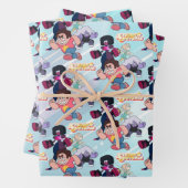 Feuille De Papier Cadeau Steven Universe | Crystal Gem Group Action (En situation)
