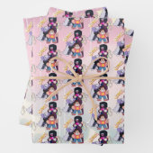 Feuille De Papier Cadeau Steven Universe | Pose du groupe Crystal Gem (En situation)