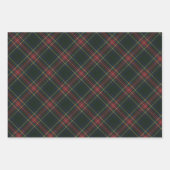 Feuille De Papier Cadeau Stewart Black Original Tartan écossais (Devant)