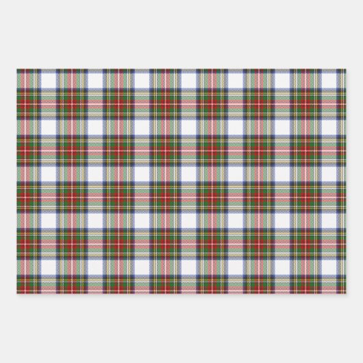Feuille De Papier Cadeau Stewart Royal Robe Plaid écossais Motif (Devant 2)