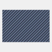 Feuille De Papier Cadeau Stippes fête des pères (Devant 3)