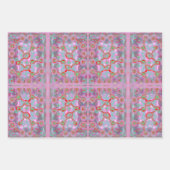 FEUILLE DE PAPIER CADEAU STRIPES À POIDS PAINTERNES ET DOODLES TOURBILLONNA (Devant 2)