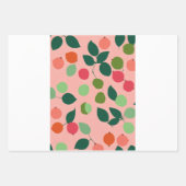 Feuille De Papier Cadeau style contemporain simple. (Devant 2)