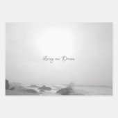 Feuille De Papier Cadeau STYLE DE CONCEPTION DE LA ROMANCE DE CADEAU mariag (Devant)