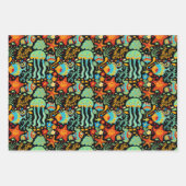 Feuille De Papier Cadeau Style de dessin animé Aquatic Life (Devant)