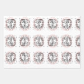 Feuille De Papier Cadeau Style élégant Gemini (Devant 2)