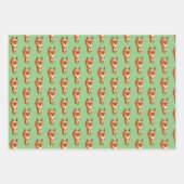 Feuille De Papier Cadeau Style Fox simple (Devant)