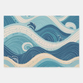 Feuille De Papier Cadeau Style marin (Devant 2)