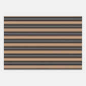 Feuille De Papier Cadeau Style moderne Grillades Brown grillées avec profon (Devant 3)