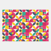 Feuille De Papier Cadeau Style vintage (Devant 3)