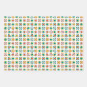 Feuille De Papier Cadeau Styles modernes du milieu du siècle (Devant 3)