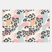 Feuille De Papier Cadeau Stylish Pastel Leopard Spots (Devant 3)