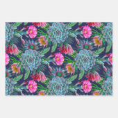 Feuille De Papier Cadeau Succulent jardin tropical (Devant 3)