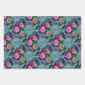 Feuille De Papier Cadeau Succulent jardin tropical (Devant)