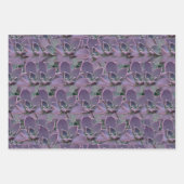 Feuille De Papier Cadeau Succulent pourpre (Devant 3)