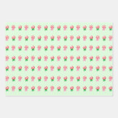 Feuille De Papier Cadeau Sucre de canne de Noël Sweets Motif (Devant 2)
