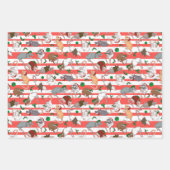 Feuille De Papier Cadeau Sucre de canne Pet Rattie Noël! (Devant)