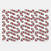 Feuille De Papier Cadeau Sucres de canne (Devant 3)