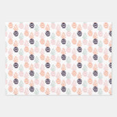 Feuille De Papier Cadeau Summer colorful pineapple fruit pattern (Devant 3)