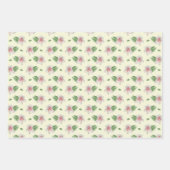 Feuille De Papier Cadeau Summer Lily Floral Seamless Pattern (Devant 3)