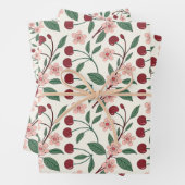 Feuille De Papier Cadeau Summery Wrapping Paper Sheets (En situation)