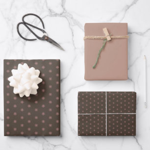 Feuille De Papier Cadeau Suns Beige Neutral Géométrique Chaleureux