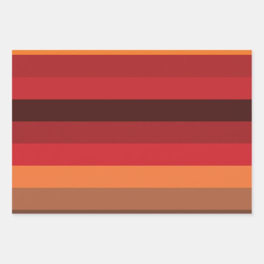 Feuille De Papier Cadeau Sunset Stripes (Devant 2)