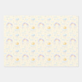 Feuille De Papier Cadeau Sunshine and Rainbows (Devant)