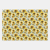 Feuille De Papier Cadeau Sunshine Yellow Sunflowers (Devant)