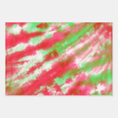 Feuille De Papier Cadeau Super Aquarelle Tie Dye Boho Noël (Devant 2)