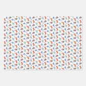 Feuille De Papier Cadeau Super Cute Dinosaur (Devant)