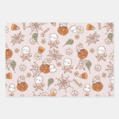 Feuille De Papier Cadeau Super Halloween Boo Ghost Funny Retro Motif (Devant)