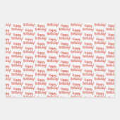 Feuille De Papier Cadeau Superbe Lapin Floral (Devant 3)