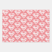 Feuille De Papier Cadeau Supergirl Solid S-Shield (Devant 2)