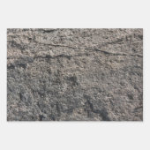 Feuille De Papier Cadeau Surface rocheuse (Devant 3)