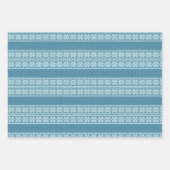 Feuille De Papier Cadeau Sweat de Noël moche bleu (Devant 2)