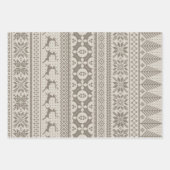 Feuille De Papier Cadeau Sweat Fair Isle Knit (Devant 2)