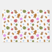 Feuille De Papier Cadeau Sweaters and Gingerbread wrapping paper (Devant)