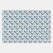 Feuille De Papier Cadeau Sweaters de Noël et cacao (Devant 3)