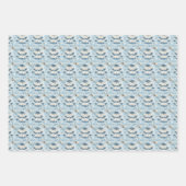 Feuille De Papier Cadeau Sweaters de Noël et cacao (Devant)