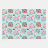 Feuille De Papier Cadeau Sweaters de Noël moches (Devant 3)