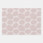 Feuille De Papier Cadeau Sweet Pastel Blush Rose Girly Hydrangea (Devant)