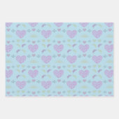 Feuille De Papier Cadeau Sweet romantic valentine heart (Devant 3)