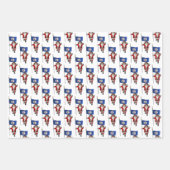 Feuille De Papier Cadeau Sweet Santa Claus visite Virginie (Devant)