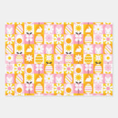 Feuille De Papier Cadeau Sweet Spring Easter Patchwork  (Devant)