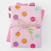 Feuille De Papier Cadeau Sweet Treats Wrapping (En situation)